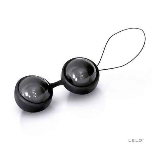Kegel-pallot LELO LUNA BEADS NOIR vibraatiolla