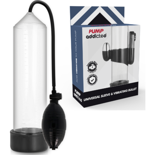 Vibraattori PUMP ADDICTED RX3 läpinäkyvä