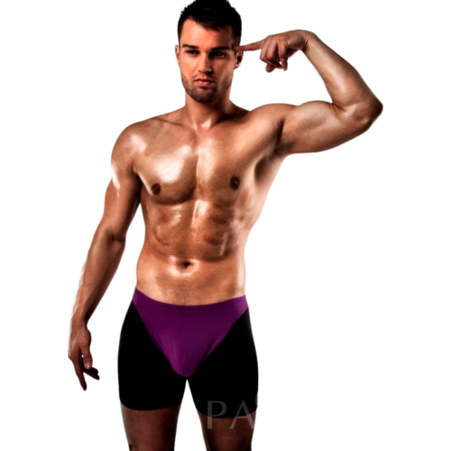 Bokserit Boxer Passion Noir Violet S/M