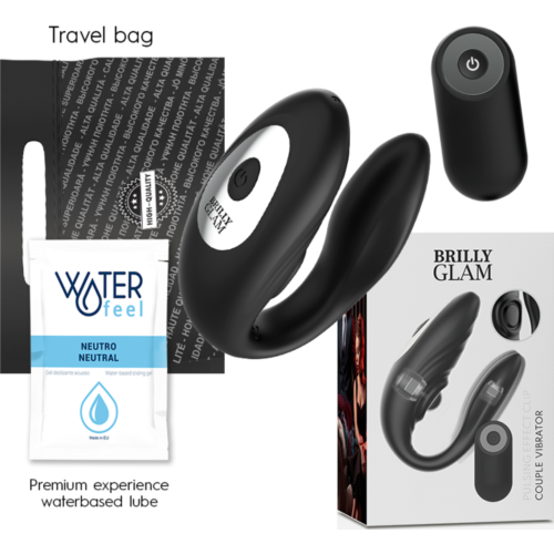 Vibraattori Brilly Glam Couple Pulsing kauko-ohjauksella
