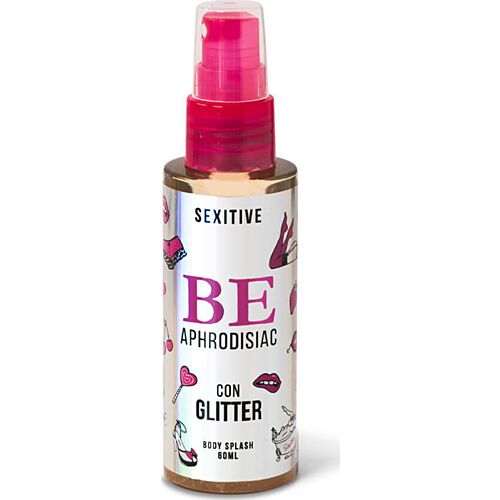 Bruma keha Be Body Splash SEXITIVE | Glitter ja feromonit