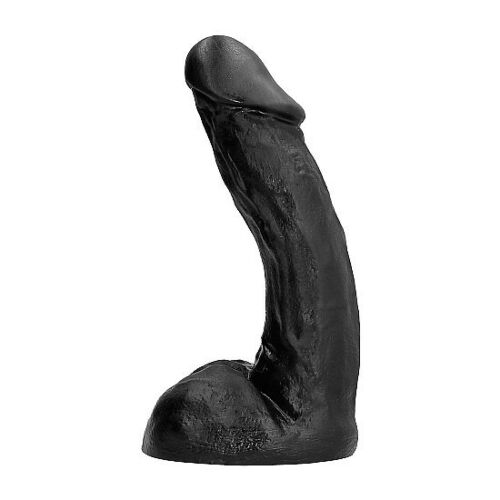 Dildo All Black 28 cm G-pisteen stimuloinnilla