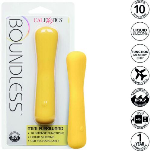 Vibraattori CALEXOTICS Boundless Mini Wand Mukautuvalla Muodolla