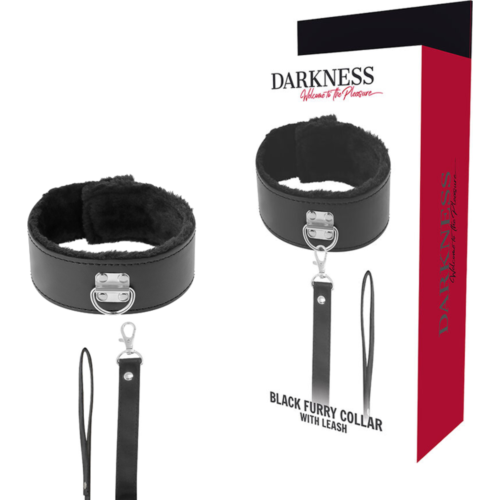 Collari Bondage Darkness Forrado con Cadena Titanium