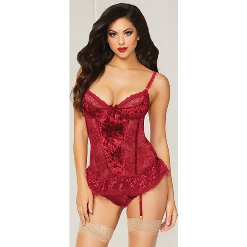 Bustier-set 2PC sydänmuotoiset rintaliivit