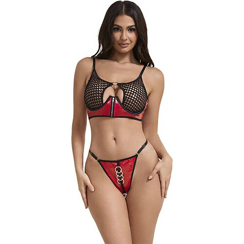 Lingerie Set SUBBLIME - 955533 Creep Front Zip