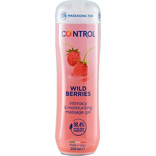Hierontaöljy Control Wild Berries 200 ml | 5 hierontakuulaa