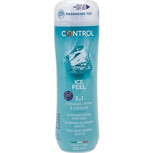 Liukuvoide Control 3 in 1 Ice Feel kylmä vaikutus