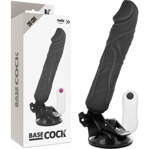 Vibraattori Basecock 20 cm kauko-ohjaimella