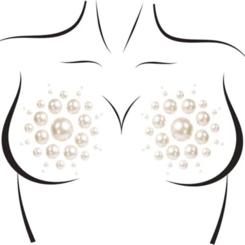 Nännipeitteet Leg Avenue Isla strassilla ja glitterillä