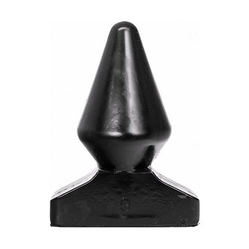 Plug anal All Black 18,5 CM mukavalla muodolla