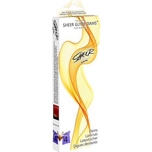 Suoja Dams Sexuales SHEER GLYDE Mustikantuoksu