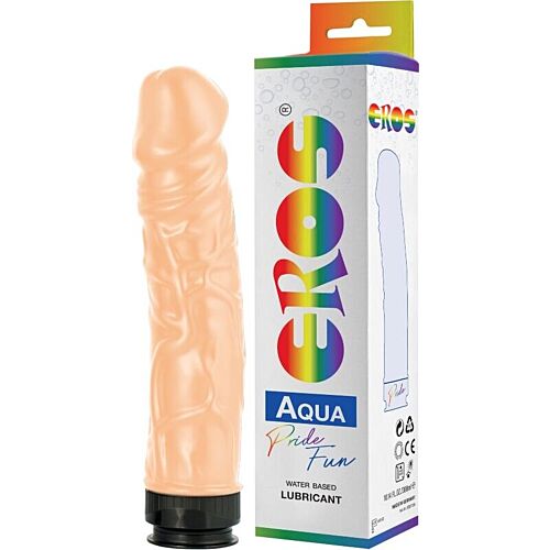 Dildo Eros AQUA 23,5 cm | Mukava käyttö yhdessä liukuvoiteen kanssa