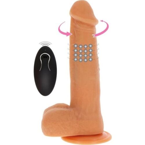 Dildo Vibraattori Get Real pyörivillä helmillä