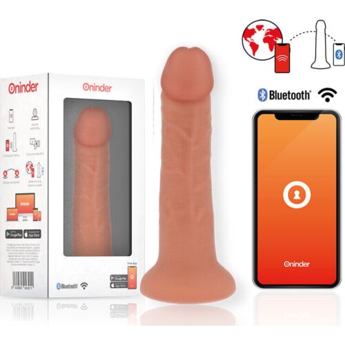 Dildo vibraattori ONINDER Bogotá 22 cm APP-ohjauksella