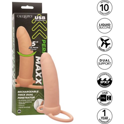 Pene Extender CALEXOTICS Maxx Doble Penetrador Grueso