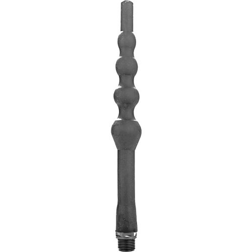 Anali suihku ALL BLACK 27 cm silikonista