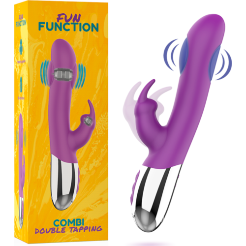 Vibraattori FUN FUNCTION Combi Double Tapping – Voimakas stimulaatio