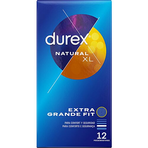 Kondomi Durex Natural XL - Suuri mukavuus ja turvallisuus