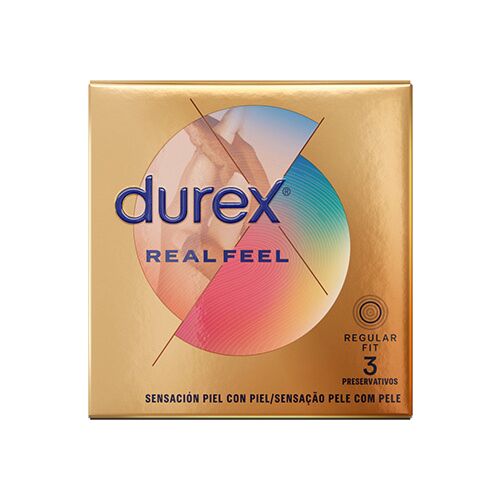 Kondomi Durex Real Feel - Luonnollinen iho-iho tunne