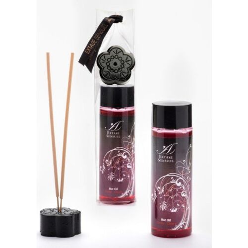 Hierontaöljy EXTASE SENSUAL - Stimuloiva kirsikkaöljy 100 ml