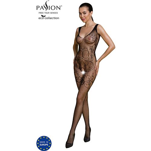 Bodystocking Passion Woman Eco BS012 kierrätetyistä materiaaleista