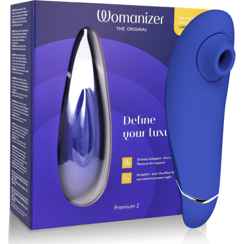 Vibraattori Womanizer Premium 2 ilman kosketusta stimulaatio