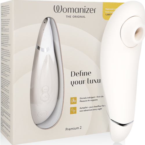Vibraattori Womanizer Premium 2 Pleasure Air -teknologialla