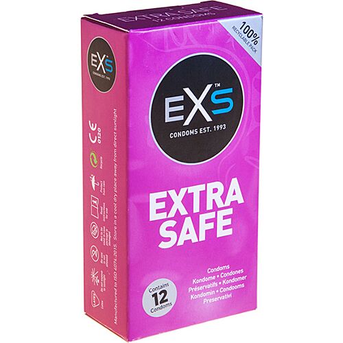 Kondomit Exs Extra Thick 12 kpl - Lisäsuoja