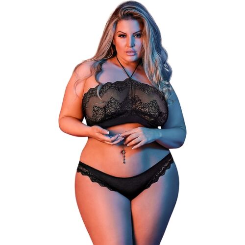 Bandeau & Pikkuhousut musta L/XL