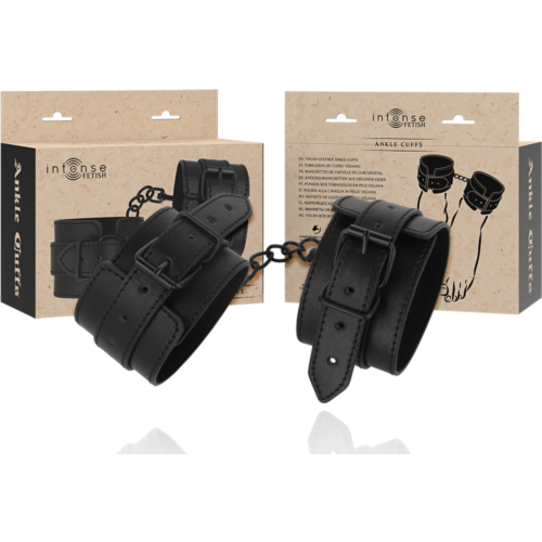 Käsiraudat INTENSE FETISH | Ekologinen nahka ja mukavuus