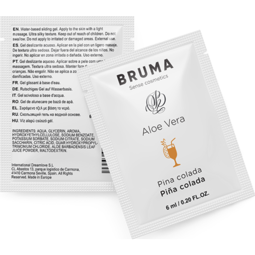 Liukuvoide BRUMA 6 ML aloe vera tarjoamalla raikasta tunnetta