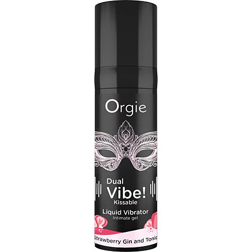 Gel stimulantti Orgie Dual Vibe Strawberry Gin & Tonic vibraatiolla