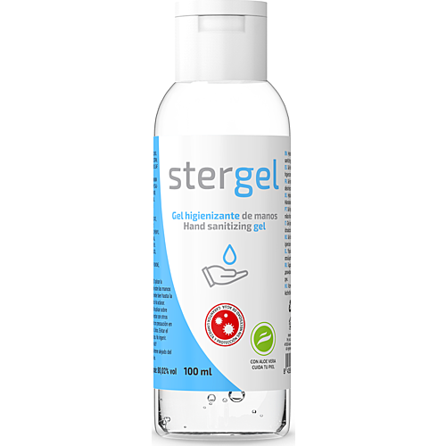 Hygieninen geeli STERGEL 100ml aloe veralla