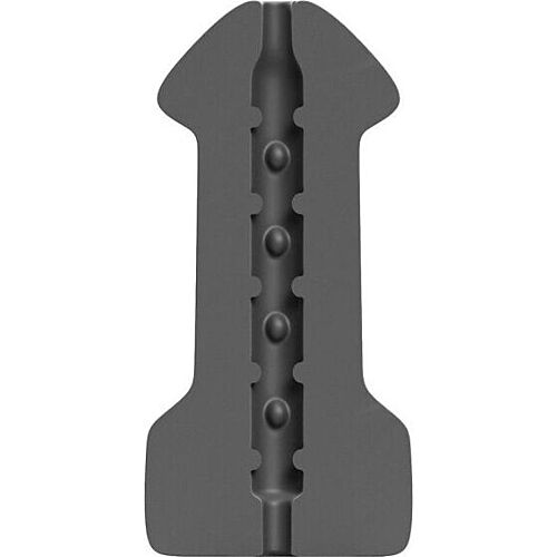 Masturbator ALL BLACK Hook-Up mukautuva ja realistinen