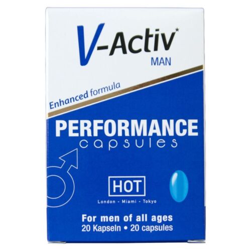 Kapselit HOT V-ACTIV MAN - Miehen energiaa tukevat