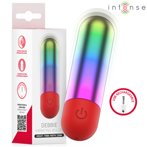 Mini vibraattori INTENSE FUN TOYS Debbie Rainbow