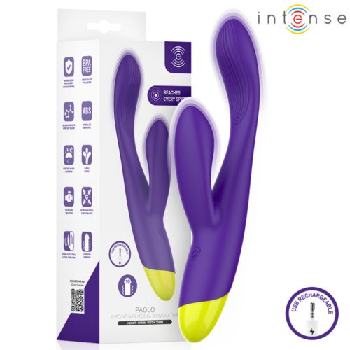 Vibraattori INTENSE HIGH TECH PAOLO | Ergonominen muotoilu