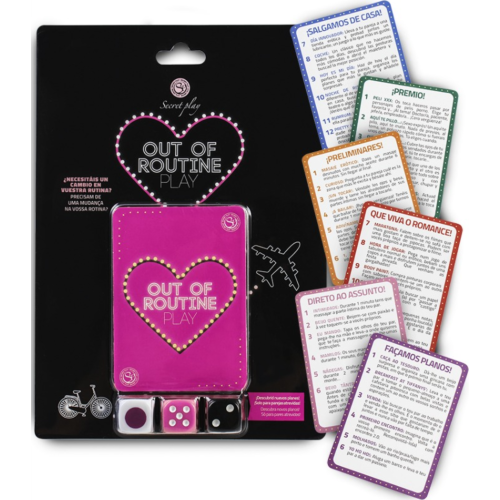 Peli SECRETPLAY Cambia tu Rutina - Haasteita pariskunnille