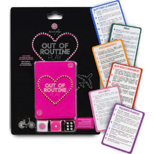 Erotinen peli SECRETPLAY Out of Routine Play 72 haastetta