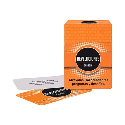 Mini peli Tease & Please Revelaciones Classic rohkeilla kysymyksillä