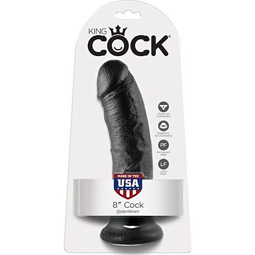 Dildo King Cock 8 - realistinen ja upotettava kokemus