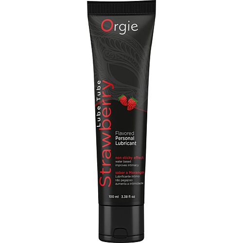 Liukuvoide Orgie Lube Tube Strawberry 100 ml herkullisella maulla