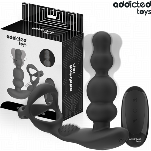 Pystymassageri ADDICTED TOYS Etäohjaus ja Pyörivä pää