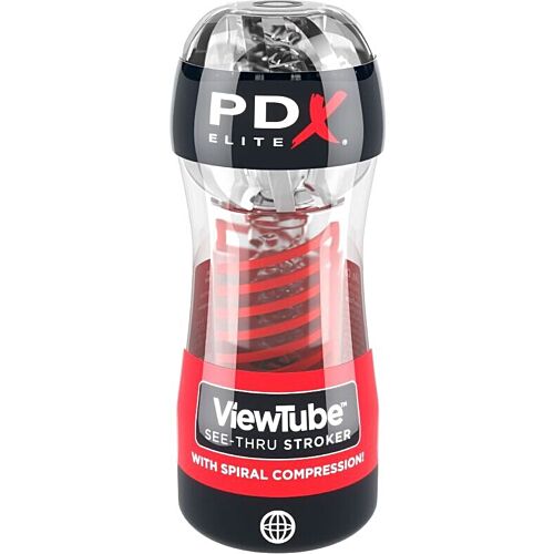 Masturbaattori PDX ELITE ViewTube 2 kompression kanssa