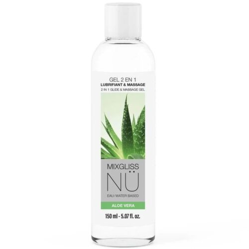 Liukuvoide ja hierontageeli MIXGLISS NURU Aloe Vera 150 ML