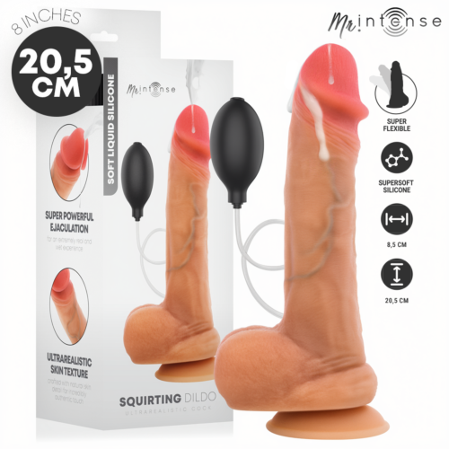 Dildo MR. INTENSE Danny 20.5 cm vesisuihkuominaisuus