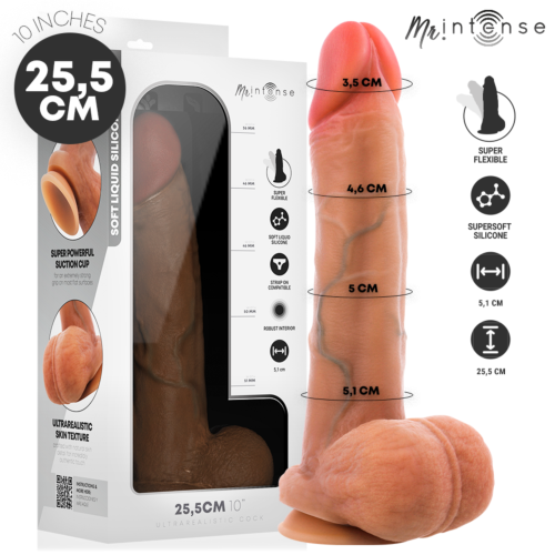 Dildo MR. INTENSE Gary XL 25.5 cm | Ultra-realistinen tunne