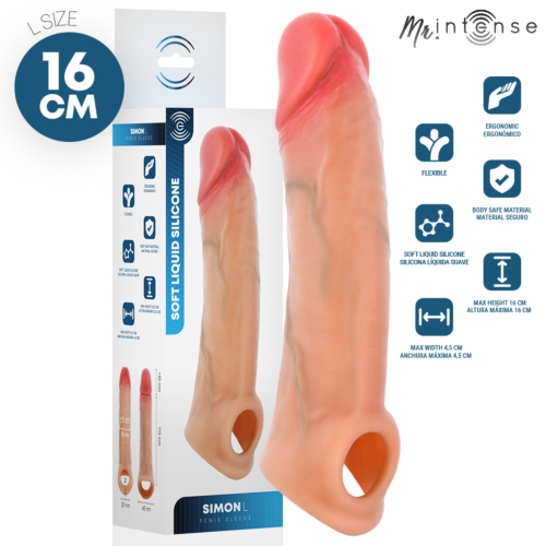 Suoja MR. INTENSE PENIS SIMON L 16 cm