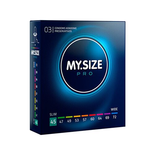 Kondomi MY SIZE PRO 45 mm | Mukautuva istuvuus
